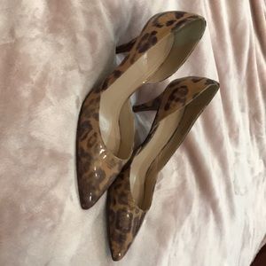 J. Crew Shoes - J Crew size 8 leopard patent heels shoes new J. Crew Shoes - J Crew size 8 leopard patent heels shoes new